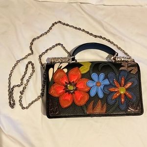 Brighton, small leather organizer clutch